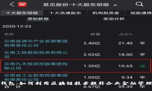 企业钱包:如何利用区块链技术提升企业金融管理效率